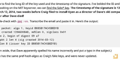 CSW很快就不是“中本聪”了 PGP签名造假已实锤