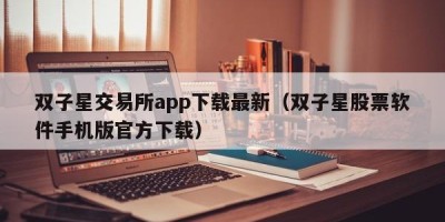 双子星交易所app下载最新（双子星股票软件手机版官方下载）