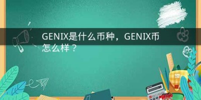 GENIX是什么币种，GENIX币怎么样？