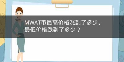 MWAT币最高价格涨到了多少，最低价格跌到了多少？