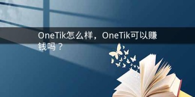 OneTik怎么样，OneTik可以赚钱吗？